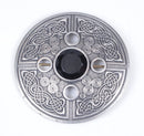 Celtic Spiral Plaid Brooch