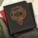 Brodie Clan Crest Leather Passport Cover