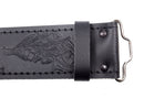 Thistle Embossed Leather Kilt Belt