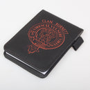 Burnett Clan Crest Engraved Leather Small Notebook