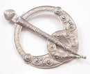 Battersea Spiral  Penannular Plaid Brooch