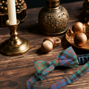 Tartan Bow Tie - Wing Collar (100% Wool)