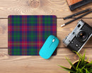 Cairns Tartan Mouse Pad featuring a stylish Scottish design, durable rubber backing, and a smooth surface for optimal mouse tracking.