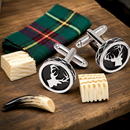 Stag Round Cufflinks