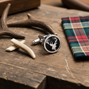 Stag Round Cufflinks