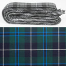 Wool Strip Ribbon in Douglas Modern Tartan - Versatile wedding trimmings made from fine weight wool, perfect for bouquets and decorations.