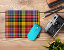 Drummond of Strathallan Tartan Mouse Pad showcasing a luxurious design with high-quality materials, perfect for enhancing your workspace.