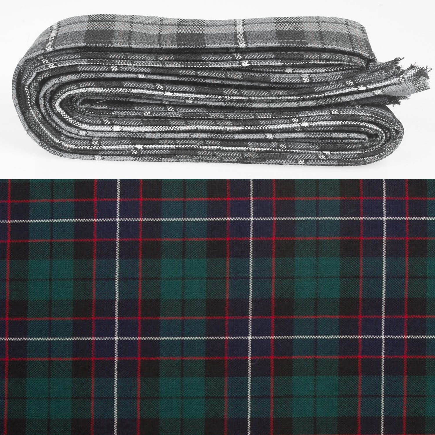 Wool Strip Ribbon in Galbraith Modern Tartan - 5 Strips, Choose your W
