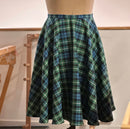 Full Lined Tartan Circle Skirt in Graham of Montrose Ancient