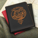Graham Clan Crest Leather Passport Cover