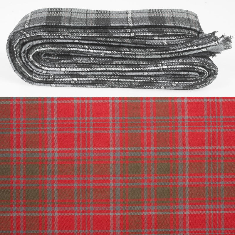 Grant Weathered Tartan Wool Ribbon