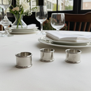 Clan Crest Engraved Napkin Ring Set of 4