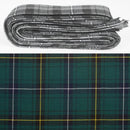 Wool Strip Ribbon in Henderson Modern Tartan - 5 Strips, Choose your Width, ideal for wedding trimmings and decorations.