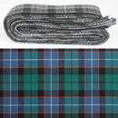 Wool Strip Ribbon in Hunter Ancient Tartan, featuring 5 strips in various widths, perfect for weddings and versatile decorations.