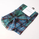 Luxury Wool Tartan Mini Sash in Hunter Ancient Tartan showcasing its elegant design and rich colors, made from high-quality 10oz wool by Lochcarron.