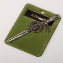 Clan Crest Pewter Kilt Pin with Kincaid Crest