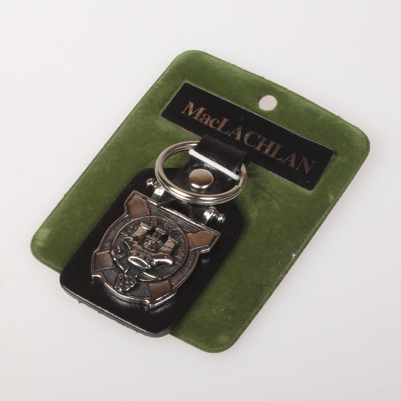 MacLachlan Clan Crest Pewter Key Fob