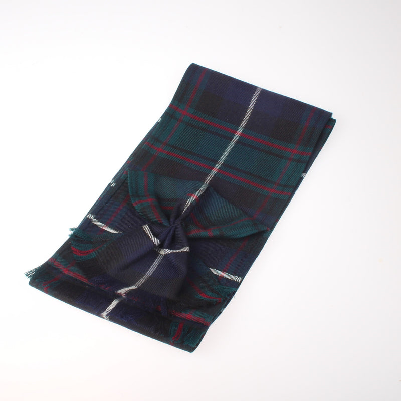 Luxury Wool Tartan Mini Sash in MacRae Hunting Modern Tartan