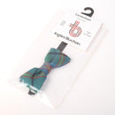 Carmichael Ancient Childs Size Tartan Bow Tie in classic tartan pattern, made from 100% pure new wool, perfect for formal occasions and adding style to kids' outfits.