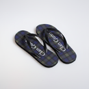 Gunn Tartan Flip Flops With Matching Bag