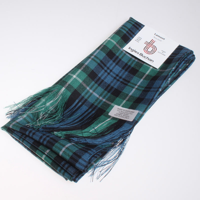 Full Length Sash in Lamont Ancient Tartan.