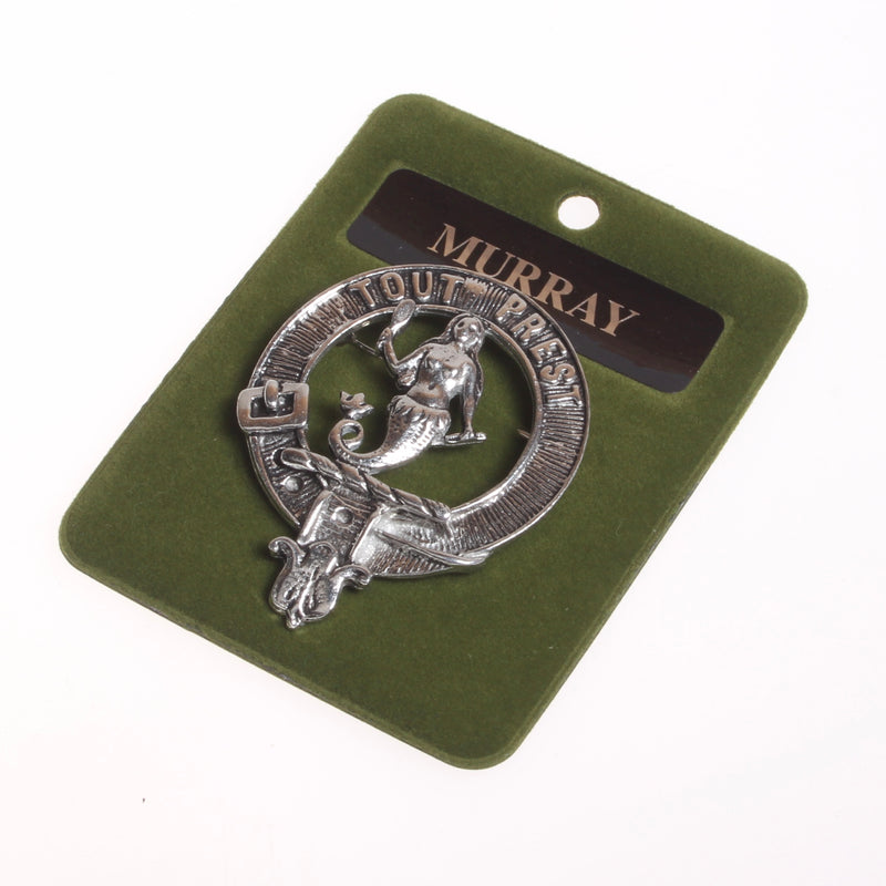 Murray Clan Crest Badge in Pewter