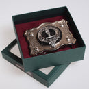 MacLellan Pewter Clan Crest Buckle For Kilt Belts