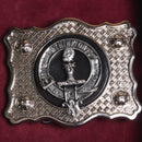 MacLellan Pewter Clan Crest Buckle For Kilt Belts