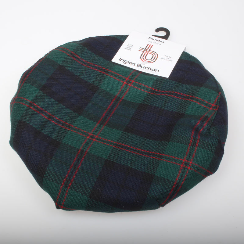 Pure Wool Childs Golf Cap in Dundas Modern Tartan