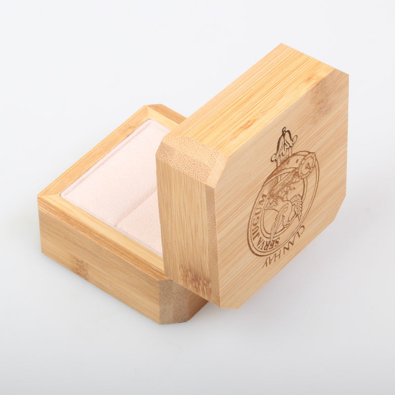 Hay Clan Crest Wooden Ring Box