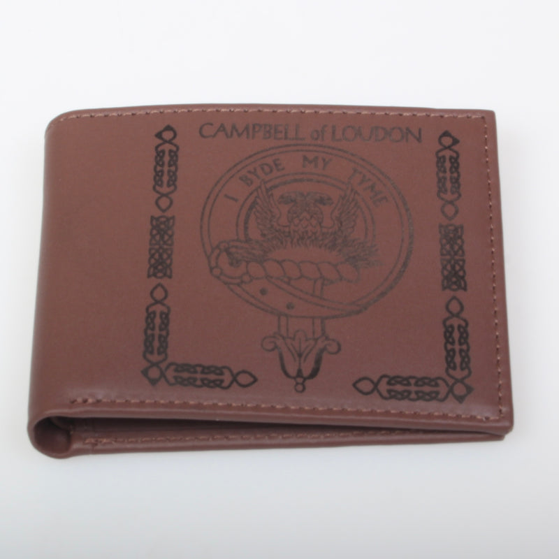 Campbell of Loudon Clan Crest Real Leather Wallet