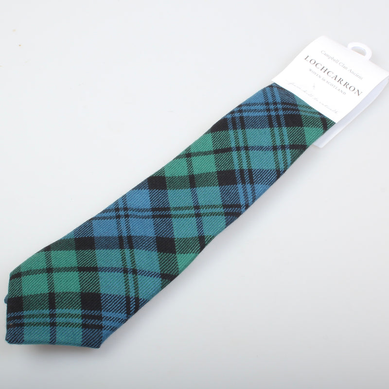 Luxury Pure Wool Tie in Campbell Ancient Tartan