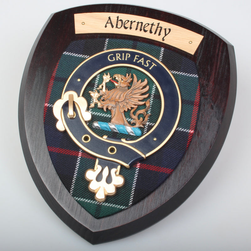 Abernethy Clan Crest Wall Plaque.