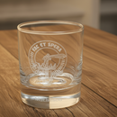 Clan Crest Whisky Glass with Matheson Crest