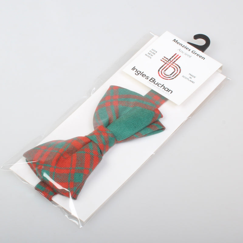 Menzies Green Ancient Tartan Bow Tie