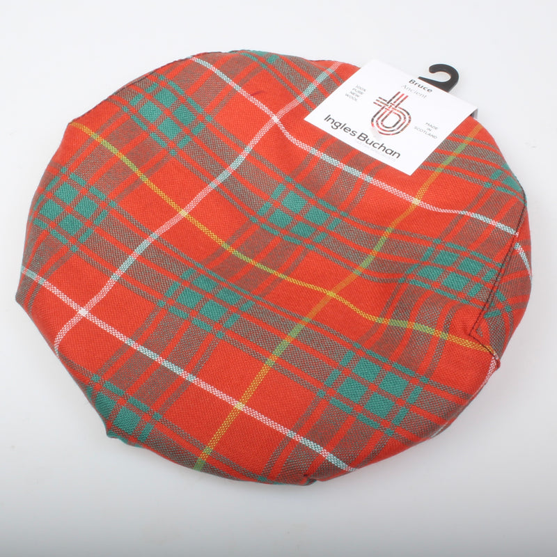 Pure Wool Golf Cap in Bruce Ancient Tartan