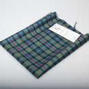 Murray of Atholl Ancient Tartan Shawl in 100% pure wool, showcasing its lightweight and versatile design, perfect for warmth and style.