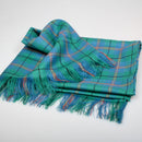 Extra Long Carmichael Ancient Stole showcasing its rich tartan design and luxurious length, perfect for adding Scottish heritage to any outfit.