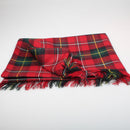 Extra Long Boyd Modern Stole by ScotClans displayed elegantly, showcasing its premium spring weight tartan material and sophisticated design features.