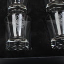 Clan Crest Dram Glass Set of 6 with Stuart of Bute Crest