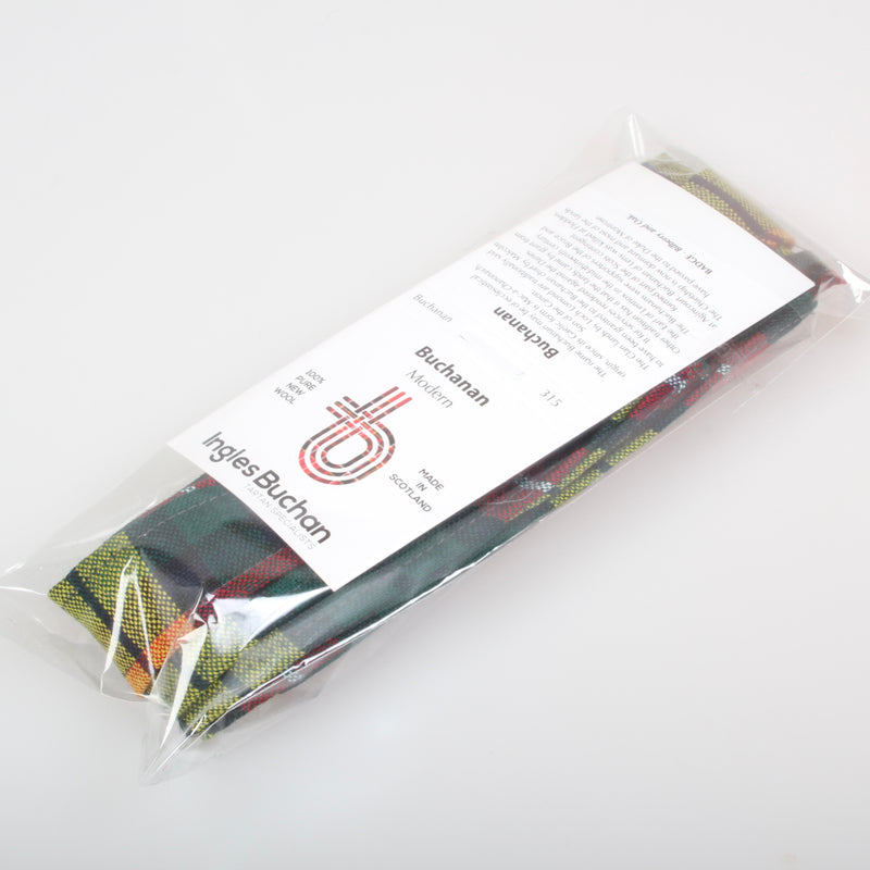 Wool Strip Ribbon in Buchanan Modern Tartan - 5 Strips, Choose your Width