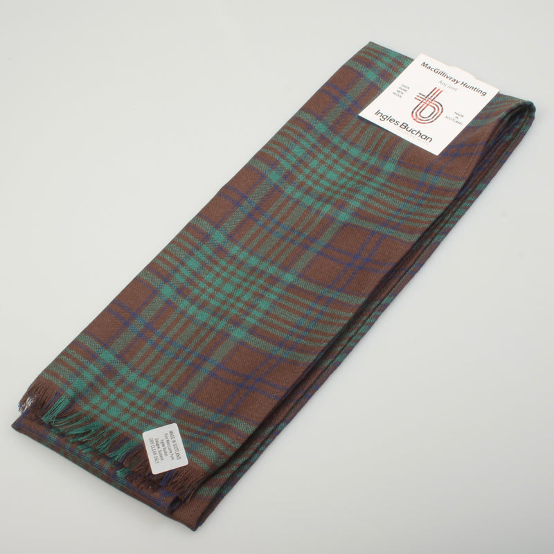 Wool Scarf in MacGillivray Hunting Ancient Tartan