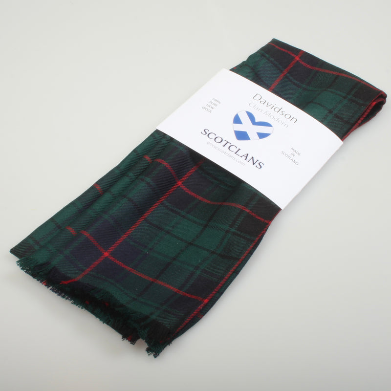 Luxury Lightweight Scarf in Davidson Modern Tartan
