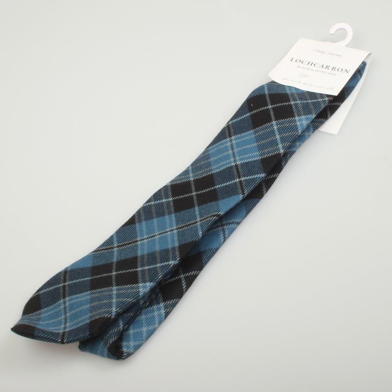 Luxury Pure Wool Tie in Clergy Ancient Tartan