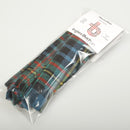 Wool Strip Ribbon in MacLellan Ancient Tartan - 5 strips showcasing various widths, ideal for weddings and decorations.