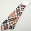 Luxury Pure Wool Tie in Thompson Camel Tartan with vibrant colors and intricate design, enhancing any outfit with sophistication.