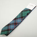 Luxury Pure Wool Tie in Hunter Ancient Tartan showcased elegantly, perfect for formal and casual occasions.