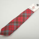 Wool Tie in Robertson Weathered Tartan showcasing stylish patterns made from 100% pure new wool, perfect for any occasion.