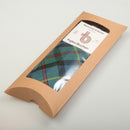 Close-up of the Tie and Pocket Square Gift Set - Macleod of Harris Ancient Tartan highlighting its sophisticated design and quality craftsmanship, ideal for collectors and special gifts.