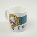 Lockhart Clan Crest and Tartan Mug